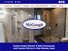 Tablet Screenshot of mcgoughglass.com